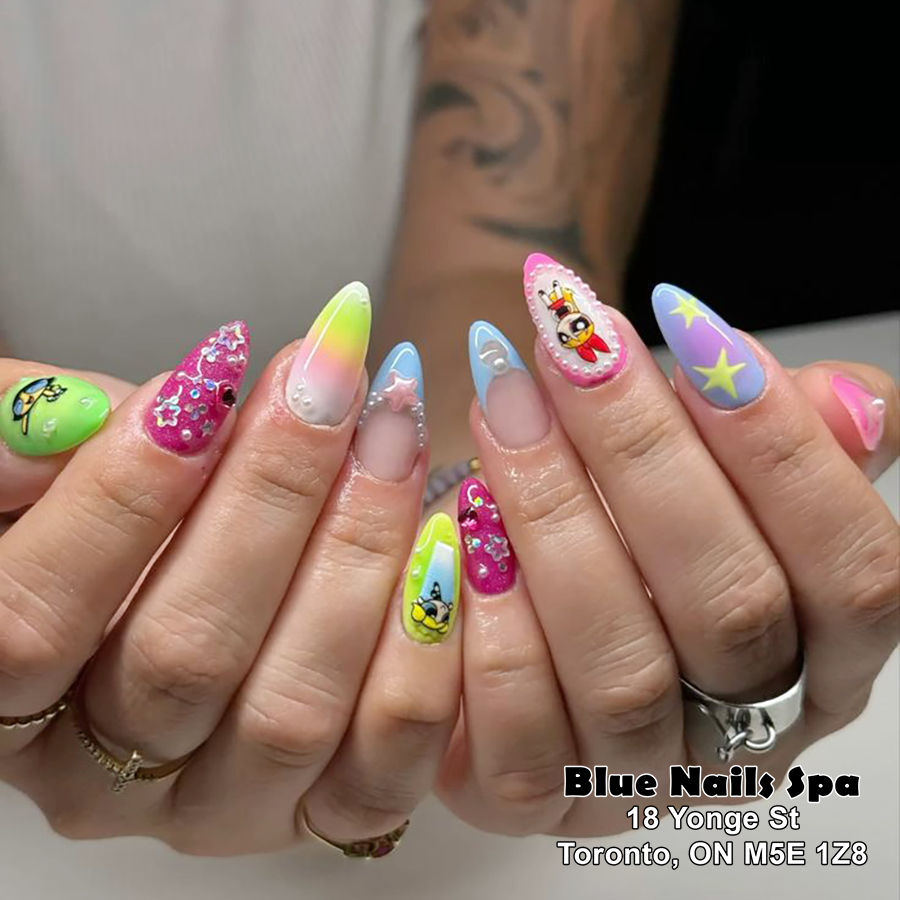 Summer Nails | Blue Nails Spa